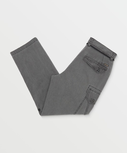 VOLCOM（ボルコム）の「【VOLCOM/ボルコム】 Team Cargo Pants /ウエストドローコード付きストレートカーゴパンツ（カーゴパンツ・メンズ・ブラック系その他・28inch/32inch/34inch）」の2枚目の写真