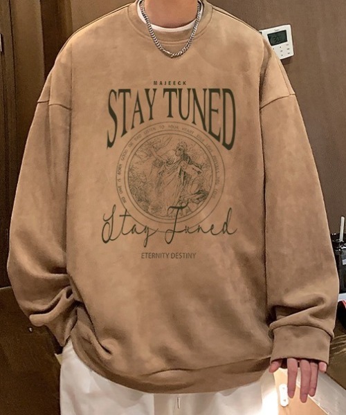 SHIBUYA Zy.(シブヤジー)の「ヴィンテージライクオーバーサイズスウェットシャツ(Tシャツ/カットソー・メンズ・ブラック/ネイビー/ベージュ/モカ/ライトグレー・L/M/XL)」の15枚目の写真