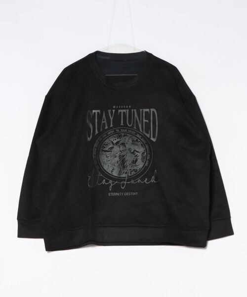 SHIBUYA Zy.(シブヤジー)の「ヴィンテージライクオーバーサイズスウェットシャツ(Tシャツ/カットソー・メンズ・ブラック/ネイビー/ベージュ/モカ/ライトグレー・L/M/XL)」の21枚目の写真