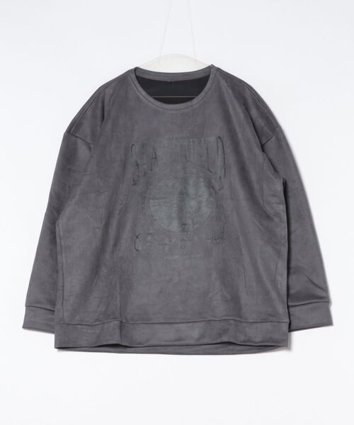 SHIBUYA Zy.(シブヤジー)の「ヴィンテージライクオーバーサイズスウェットシャツ(Tシャツ/カットソー・メンズ・ブラック/ネイビー/ベージュ/モカ/ライトグレー・L/M/XL)」の20枚目の写真