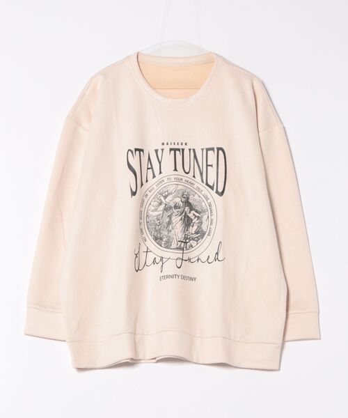 SHIBUYA Zy.(シブヤジー)の「ヴィンテージライクオーバーサイズスウェットシャツ(Tシャツ/カットソー・メンズ・ブラック/ネイビー/ベージュ/モカ/ライトグレー・L/M/XL)」の18枚目の写真