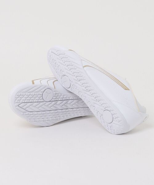 PUMA(プーマ)の「《PUMA》プーマ キャッチ ソレイユ(スニーカー・レディース・ホワイト×ゴールド/ホワイト×シルバー/ブラック×シルバー/ホワイト×パープル・23.0cm/23.5cm/24.0cm/25.0cm/24.5cm/22.5cm)」の6枚目の写真
