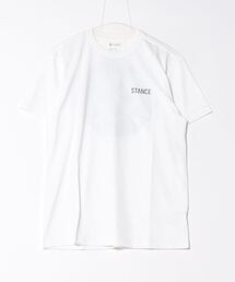 【STANCE/スタンス】バックプリントコットンTシャツ　ユニセックス　BADGE SS