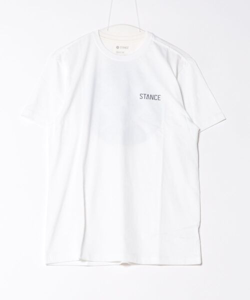 STANCE(スタンス)の「【STANCE/スタンス】バックプリントコットンTシャツ ユニセックス BADGE SS(Tシャツ/カットソー・メンズ・ホワイト・MEDIUM/LARGE/X-LARGE/SMALL)」の1枚目の写真