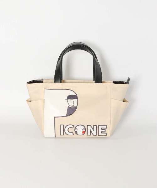 PICONE CLUB カートバッグ ブラック タグ外し未使用 Picone CLUB ゴルフ ブロックチェックピコ柄カートバッグ