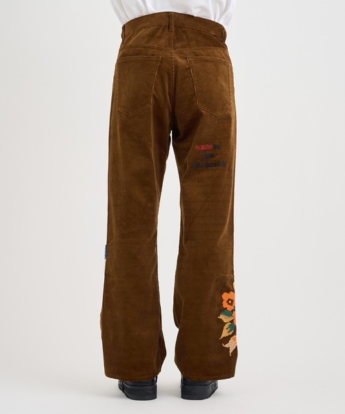 【定価5.3万円】新品 KHOKI コーデュロイパンツ KHOKI / コッキ】Embroidery-design pants（その他パンツ）｜KHOKI