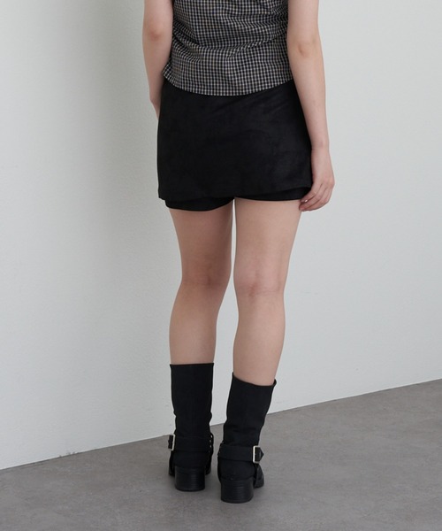 RAY CASSIN(レイカズン)の「ベルト付マイクロミニスカパン(スカート・レディース・ブラック系その他2/キャメル/ブラウン系その他2/ブラウン系その他3・FREE)」の7枚目の写真