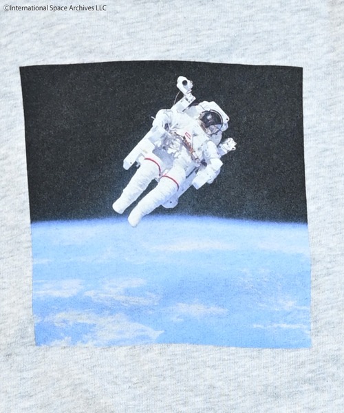 NASA（ナサ）の「【NASA】別注ワッペントレーナー/おとな（スウェット・レディース・オフホワイト/杢グレー・160cm/180cm）」の11枚目の写真