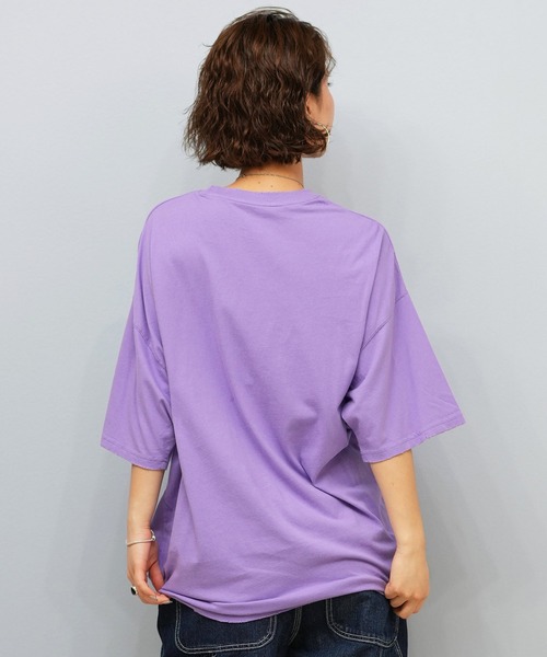 BILLABONG(ビラボン)の「BILLABONG/ビラボン Tシャツ アーチロゴ オーバーサイズ BF014-U01(Tシャツ/カットソー・レディース・アイボリー/スミクロ/パープル/コーラルピンク・L/M)」の17枚目の写真
