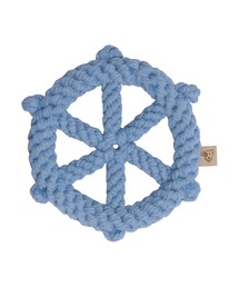 TOOLS FOR THE DOG(c[YtH[UhbO)JAX&BONES GOOD KARMA ROPE TOYSmWHEEL BLUEn(ybgp)