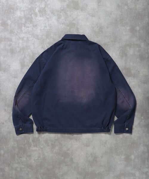 FFEIN（フェイン）の「【FFEIN（フェイン）】ヴィンテージライクワンポイント刺繡ブルゾン / 加工 ブルゾン ジャケット 刺繍 ダブルジップ（ブルゾン・メンズ・ネイビー/ブラック/ブラウン・LARGE/MEDIUM/SMALL）」の19枚目の写真