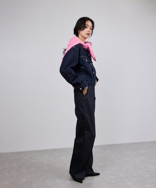 ROPE'（ロペ）の「ストレッチデニム セーラーパンツ/イージーケア（デニムパンツ・レディース・ブルー系その他・36/38/40）」の20枚目の写真