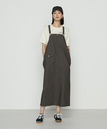 COMME CA Wardrobe（コムサワードローブ）の「コットンクロス サロペットスカート（ジャンパースカート）」