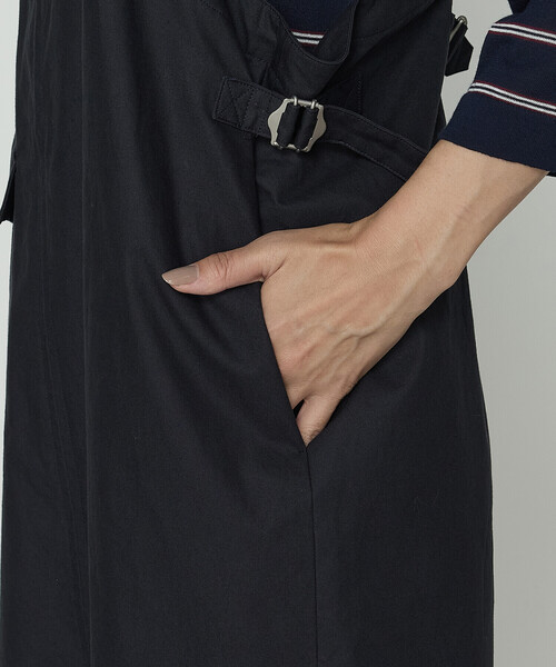 K.T KIYOKO TAKASE（キヨコタカセ）の「コットンクロス サロペットスカート（ジャンパースカート・レディース・ネイビー/チャコール・FREE）」の13枚目の写真