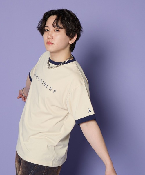 MASHIHO×ALAND／リンガーTシャツ（Tシャツ/カットソー）｜ALAND