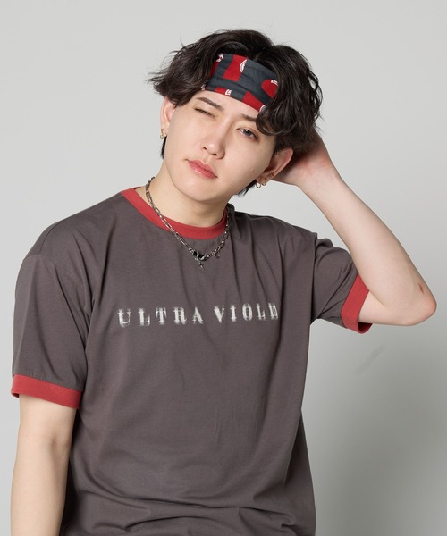 ALAND（エーランド）の「MASHIHO×ALAND／リンガーＴシャツ（Tシャツ/カットソー・レディース・アイボリー/グレー・SMALL/MEDIUM/LARGE）」の18枚目の写真