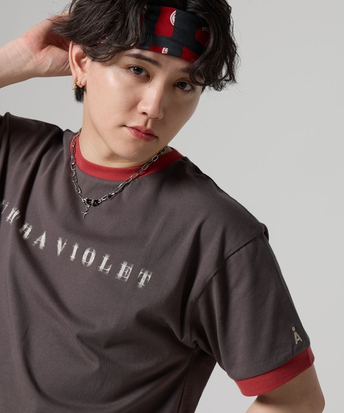 ALAND（エーランド）の「MASHIHO×ALAND／リンガーＴシャツ（Tシャツ/カットソー・レディース・アイボリー/グレー・SMALL/MEDIUM/LARGE）」の19枚目の写真