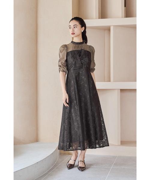 niana（ニアナ）の「フラワーレースノットデザインドレス