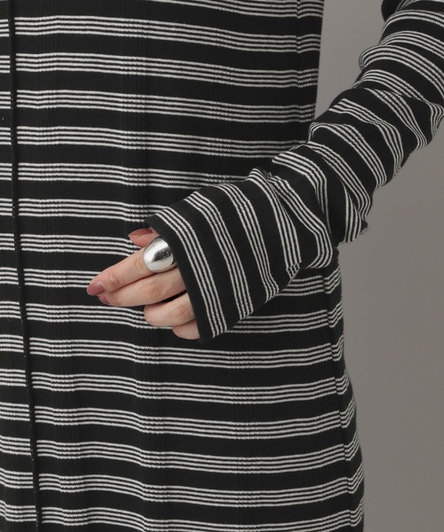 A part by(アパートバイ)の「【別注】millerボーダーワンピース(ワンピース・レディース・ブラック/ブラウン/レッド・FREE)」の18枚目の写真