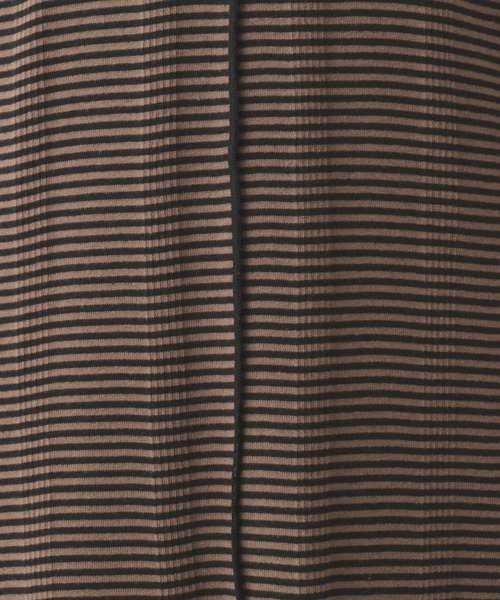 A part by(アパートバイ)の「【別注】millerボーダーワンピース(ワンピース・レディース・ブラック/ブラウン/レッド・FREE)」の12枚目の写真