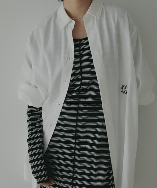 A part by(アパートバイ)の「【別注】millerボーダーワンピース(ワンピース・レディース・ブラック/ブラウン/レッド・FREE)」の22枚目の写真