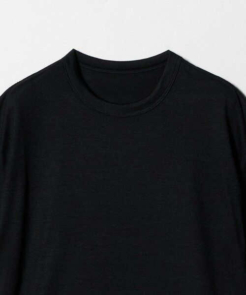 SLOANE 半袖ニット　ブラック　短丈 ミモレ別注】スローン 半袖黒ニット【数量限定】 | mi-mollet STORE