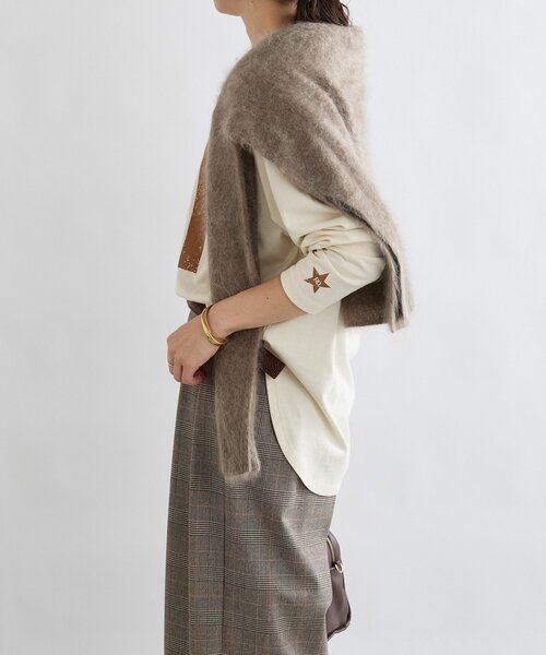 RIVE DROITE(リヴドロワ)の「【ロゴがキャッチー】Ninety-One ロンTee(Tシャツ/カットソー・レディース・アイボリー/サックスブルー/レッド・FREE)」の8枚目の写真