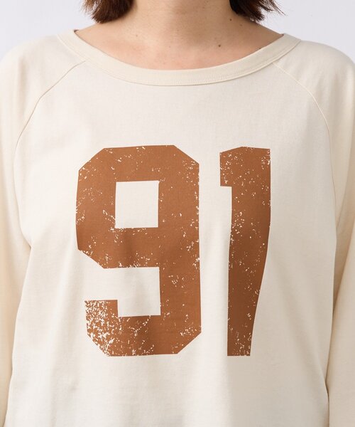 RIVE DROITE(リヴドロワ)の「【ロゴがキャッチー】Ninety-One ロンTee(Tシャツ/カットソー・レディース・アイボリー/サックスブルー/レッド・FREE)」の14枚目の写真
