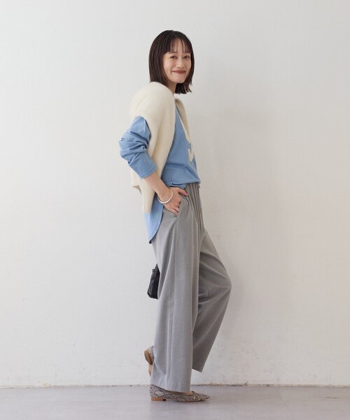 RIVE DROITE(リヴドロワ)の「【ロゴがキャッチー】Ninety-One ロンTee(Tシャツ/カットソー・レディース・アイボリー/サックスブルー/レッド・FREE)」の20枚目の写真