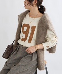 RIVE DROITE | 【ロゴがキャッチー】Ninety-One ロンTee(Tシャツ/カットソー)