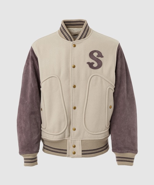 SUGARHILL（シュガーヒル）の「LEATHER STUDIUM JACKET（スタジャン