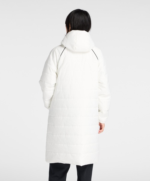 NEW BALANCE（ニューバランス）の「パデッドロングレングスジャケット（ダウンジャケット/コート・レディース・オフホワイト/ブラック・SMALL/MEDIUM/LARGE/X-LARGE）」の4枚目の写真