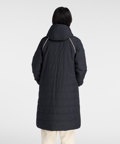 NEW BALANCE（ニューバランス）の「パデッドロングレングスジャケット（ダウンジャケット/コート・レディース・オフホワイト/ブラック・SMALL/MEDIUM/LARGE/X-LARGE）」の10枚目の写真
