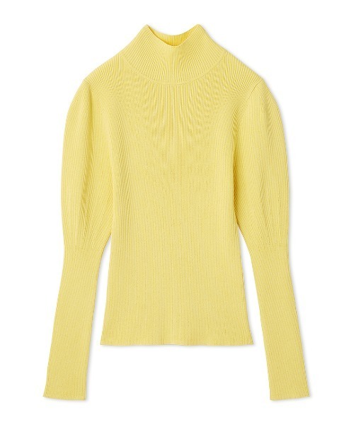 SNIDEL（スナイデル）の「ハイネックリブプルオーバー（ニット/セーター・レディース・ピンク/ホワイト/イエロー/ブラック・F）」の3枚目の写真