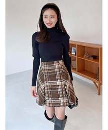 SNIDEL | ハイネックリブプルオーバー(ニット/セーター)