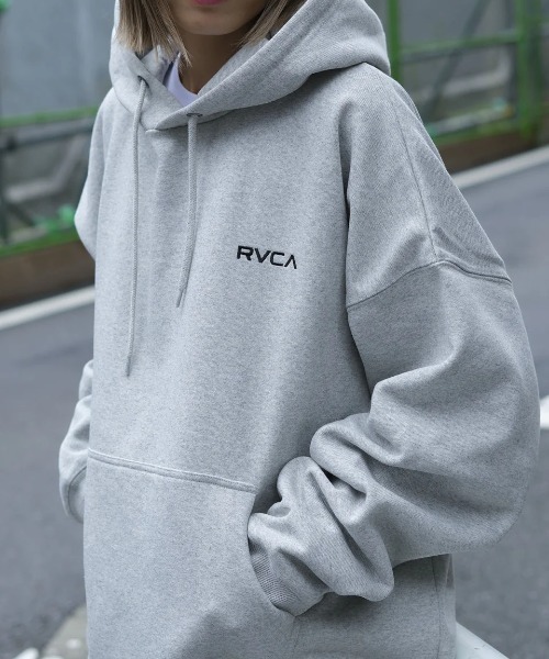 RVCA（ルーカ）の「【RVCA/ルーカ】24AW BALANCE BOX HD/プルオーバーバックプリントパーカー・フーディー（パーカー・メンズ・ヘザーグレー/ブラック・MEDIUM/SMALL）」の6枚目の写真