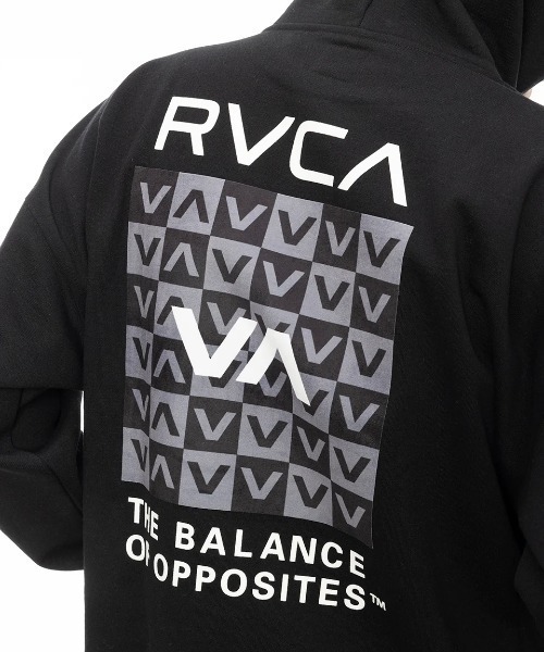RVCA（ルーカ）の「【RVCA/ルーカ】24AW BALANCE BOX HD/プルオーバーバックプリントパーカー・フーディー（パーカー・メンズ・ヘザーグレー/ブラック・MEDIUM/SMALL）」の4枚目の写真
