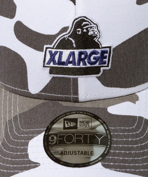 NEW ERA（ニューエラ）の「XLARGE×NEWERA SLANTED OG 6PANEL CAP（キャップ・メンズ・ブラック/ネイビー/オレンジ/カモフラージュ・ONE SIZE）」の13枚目の写真