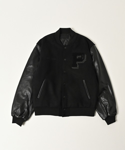 ADAM PATEK(アダムパテック)の「【ADAMPATEK/アダムパテック】leather sleeves varsity jacket ヴァーシティージャケット(スタジャン・メンズ・その他1/その他2・1/2)」の5枚目の写真