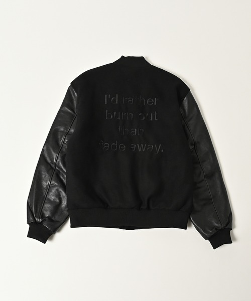 ADAM PATEK(アダムパテック)の「【ADAMPATEK/アダムパテック】leather sleeves varsity jacket ヴァーシティージャケット(スタジャン・メンズ・その他1/その他2・1/2)」の6枚目の写真