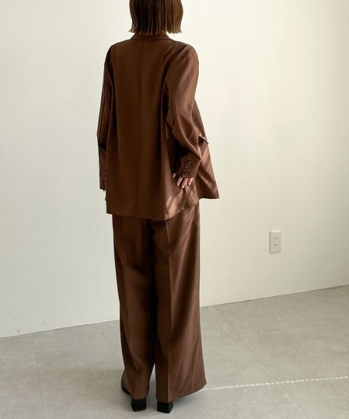 archives（アルシーヴ）の「【ＳＥＴＵＰ対応】ダブルテーラードジャケット（テーラードジャケット・レディース・グレー/ブラウン/ベージュ・MEDIUM）」の13枚目の写真