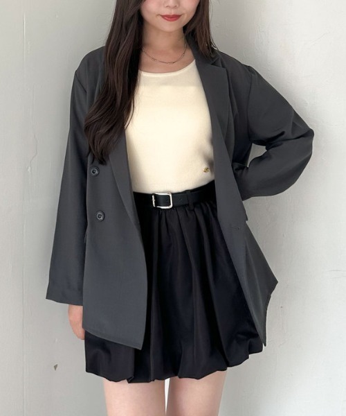 archives（アルシーヴ）の「【ＳＥＴＵＰ対応】ダブルテーラードジャケット（テーラードジャケット・レディース・グレー/ブラウン/ベージュ・MEDIUM）」の15枚目の写真