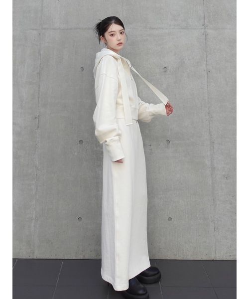 FRAY I.D（フレイアイディー）の「スウェットタイトストレートスカート（スカート・レディース・オフホワイト/グレー/ネイビー・F）」の16枚目の写真