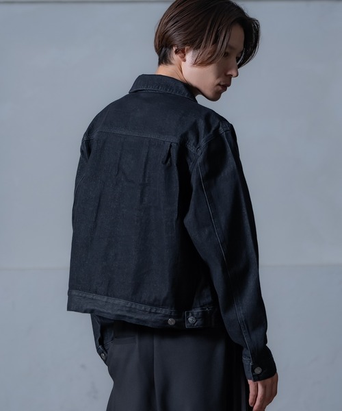 セール】10oz デニム ショート丈 ジージャン（デニムジャケット