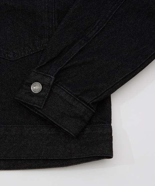 improves（インプローブス）の「10oz デニム ショート丈 ジージャン（デニムジャケット・メンズ・ブラック/ネイビー・LARGE/MEDIUM）」の18枚目の写真