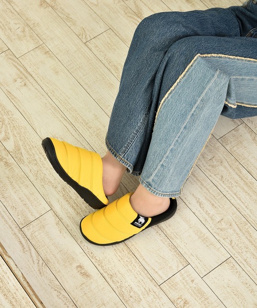 moz(モズ)の「moz(モズ) キルティング冬用ダウンサンダル(Women's size)(スニーカー・レディース・イエロー/パープル/ブラック/ライトグレー/カーキオリーブ・S/M/L/LL)」の5枚目の写真