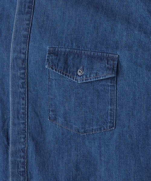 IENA（イエナ）の「ファインデニムドルマンワーカーズシャツ（シャツ/ブラウス・レディース・ブルー・FREE）」の17枚目の写真