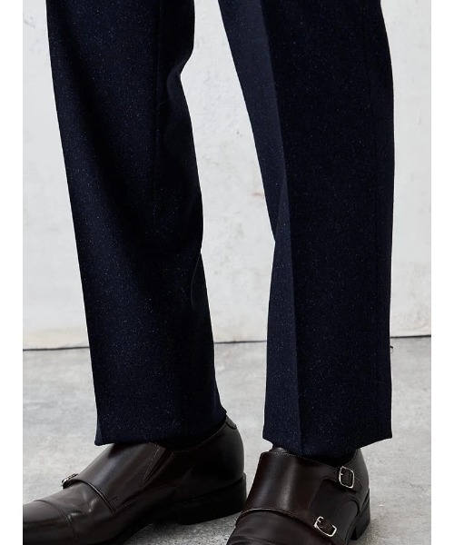 Perfect Suit FActory(パーフェクトスーツファクトリー)の「シルクネップ ホームスパンパンツ グレー/ブラウン/ネイビー(スラックス・メンズ・ネイビー/ブラウン/グレー・S/L/LL/M)」の10枚目の写真