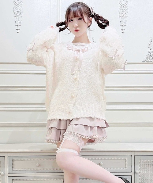 セール】ちびリボンニットカーディガン（ニット/セーター）｜MA*RS