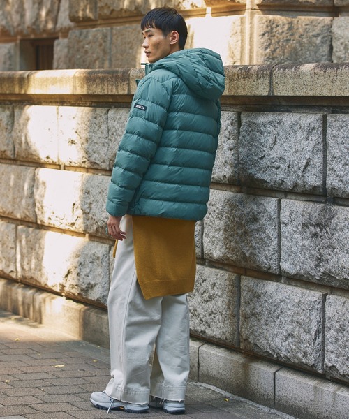 AIGLE(エーグル)の「撥水 プレミアム ダックダウンジャケット(ダウンジャケット/コート・メンズ・ブラック/ダークグリーン・L/M/S)」の7枚目の写真